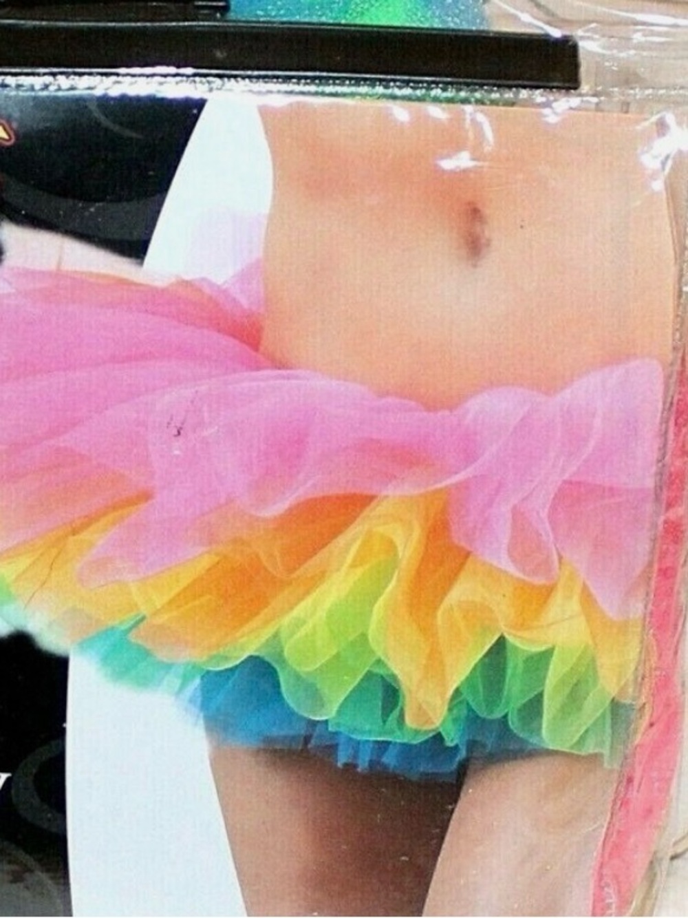 Spirit Halloween Rainbow Tutu One Size Fits Most Party Fun 5K Dress Up